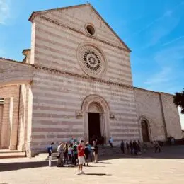 Basilica of Santa Chiara in Assisi
