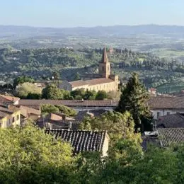 Panorama from Piazza Italia in Perugia
