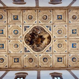 coffered ceiling of the seventeenth century